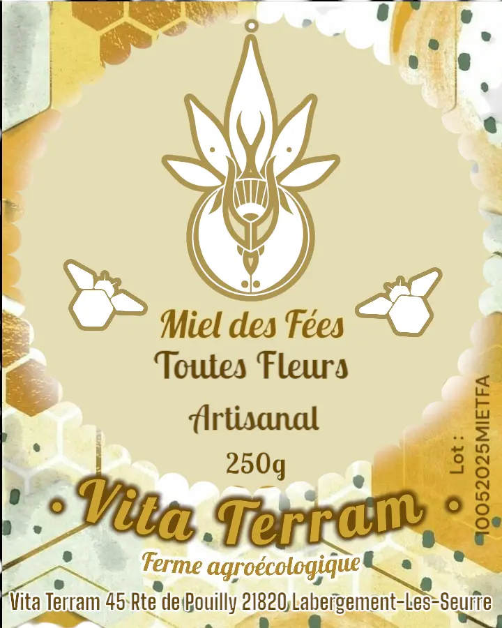 Miel des Fées Toutes Fleurs Uniquement en retrait à la ferme